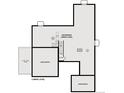 Layout of the lower level showing the unfinished basement and storage at 13770 Emerald Lake St, Parker, CO 80138