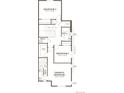 Second-floor layout featuring three bedrooms, including an owner's suite with a walk-in closet and bathroom at 4594 S Versailles St # B, Aurora, CO 80015