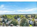 Scenic view of the tree tops and neighborhood houses under a clear blue sky at 14152 E Linvale Pl # 605, Aurora, CO 80014