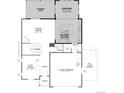 Open floor plan shows a gourmet kitchen, sunroom, covered patio, great room, and optional 3-car garage at 7127 E 126Th Pl, Thornton, CO 80602