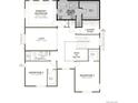 Second floor plan featuring a primary bedroom, loft, two bedrooms, and a laundry room at 7037 E 126Th Pl, Thornton, CO 80602