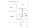 Third floor plan featuring a owner's suite, bathroom, laundry room, and bedrooms three and four at 6747 E 149Th Ave, Thornton, CO 80602