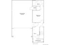 First floor plan featuring a two-bay garage, bedroom two, bath two, and covered porch at 6747 E 149Th Ave, Thornton, CO 80602