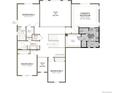 Second floor layout featuring four bedrooms, including the owner's bedroom with a deluxe bath at 4728 Twelve Oaks Way, Castle Rock, CO 80104