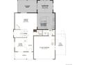 Open-concept floor plan features a gourmet kitchen, great room, flex room, and optional 3-car garage at 2681 Mondt Ln, Erie, CO 80026