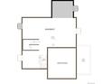Unfinished basement has a bathroom rough-in, staircase, and plenty of room to customize at 2681 Mondt Ln, Erie, CO 80026