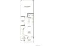Thoughtfully designed floor plan with a 2-car garage, kitchen, dining and living spaces, and a covered patio and porch at 1224 Penner Dr, Erie, CO 80026