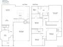 Detailed floor plan showcasing the home's layout, including the kitchen, bedrooms, and living spaces at 10976 Snowdon St, Parker, CO 80134