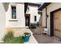 Inviting entryway with stone accents and a charming front door at 8186 Donatello Ct, Littleton, CO 80125