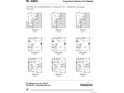Home floor plan selections with variations for each level of the home at 1163 Highview Dr, Erie, CO 80516