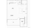Detailed second floor plan including kitchen, nook, great room and deck at 6736 E 149Th Dr, Thornton, CO 80602