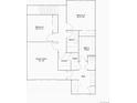 Detailed third floor plan showing bedrooms, laundry, and bathrooms at 6736 E 149Th Dr, Thornton, CO 80602