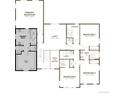 Second story shows a main bedroom, three additional bedrooms, a loft and laundry at 2460 Bitterroot Pl, Highlands Ranch, CO 80129