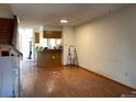 View of living room area with wood-style floors at 8181 S Fillmore Cir, Centennial, CO 80122