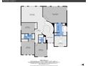 Detailed floorplan showcasing the layout of the upper level of the home at 3590 S Malaya St, Aurora, CO 80013