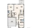 Main level floor plan showing 3 bedrooms, 2 bathrooms, and a 2-car garage at 5710 Ranch St, Mead, CO 80504