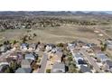 Scenic aerial shot of a residential area close to grassland, displaying the community's serene setting at 7019 S Garrison St, Littleton, CO 80128