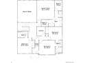 Detailed second floor plan with owner's suite, laundry, bedrooms, and bathrooms at 14583 Hudson Way, Thornton, CO 80602