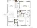 Second floor plan with primary bedroom, two additional bedrooms, loft, and two bathrooms at 449 S Salida St, Aurora, CO 80017