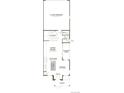 Open-concept first floor layout featuring kitchen, dining, living spaces and a 2-car garage at 6599 N Netherland St, Aurora, CO 80019