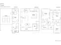 Detailed floor plan showcasing layout of first, second, and third floor, and garage at 2094 S Haleyville Way, Aurora, CO 80018