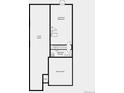 Basement floor plan of unfinished basement with space for storage at 3342 N Buchanan Way, Aurora, CO 80019