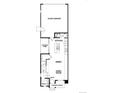 Floor plan showcasing open-concept kitchen and living spaces and attached 2-car garage at 24098 E Warm Springs Ave, Aurora, CO 80019