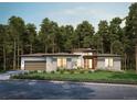 Beautiful single Gathering home featuring a modern design, professional landscaping, and an attached three car garage at 6176 Oxford Peak Ln, Castle Rock, CO 80108