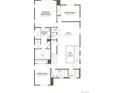 Second-floor plan features three bedrooms, two baths, a loft, laundry room, and linen closet at 9129 White Ridge Rd, Englewood, CO 80112