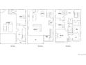 Detailed floor plan showcasing the layout of this three-story home at 7744 S Cherokee Trl, Centennial, CO 80016