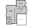 The basement features a recreation room, unfinished storage and an unexcavated area at 24990 E 42Nd Ave, Aurora, CO 80019