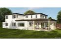 Modern home with covered patio and stone details at 3820 Pierson Ct, Wheat Ridge, CO 80033