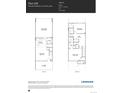 Detailed floor plan showcasing the layout of this home, with two bedrooms and a loft at 9042 Gladiola Way # B, Arvada, CO 80005