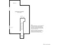 Floorplan for the unfinished basement, including an unfinished storage area and an optional window at 6309 Cristobal Pt, Parker, CO 80134