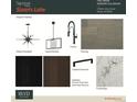Image of kitchen finishes including chandeliers, pendants, faucet, flooring, cabinetry, and countertops at 2758 Utica St, Denver, CO 80212