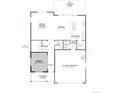 First-floor layout featuring a study, open-concept great room, dining area, kitchen, and two-car garage at 24770 E 39Th Ave, Aurora, CO 80019