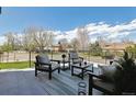 Inviting outdoor patio area furnished with comfortable seating, perfect for relaxation with neighborhood views at 2900 S Adams St, Denver, CO 80210