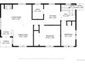 Detailed floor plan showcasing the layout of the home, including room dimensions and relationships between spaces at 4518 Elm Ct, Denver, CO 80211