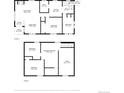 Detailed floor plan showcasing the layout of the home, including room dimensions and relationships between spaces at 4518 Elm Ct, Denver, CO 80211