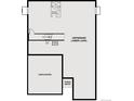 Unfinished lower level floor plan, providing a view of the expansive space for potential customization at 1321 Loraine N Cir, Lafayette, CO 80026