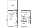 Detailed floor plan showcasing the layout of this house: two floors, three bedrooms, 2-car garage at 21144 E 63Rd Dr, Aurora, CO 80019