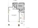 Floor plan featuring a two-car garage and bedroom 4 with an attached bathroom, providing functionality and comfort at 8376 Cokedale Dr, Littleton, CO 80125