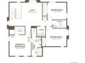 Second-floor layout boasts an owner's suite, two bedrooms, a loft, and a laundry room for easy living at 18961 E 96Th Pl, Commerce City, CO 80022
