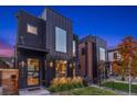 Stylish home featuring modern design elements, sleek lines, and inviting curb appeal at 3709 Tejon St, Denver, CO 80211