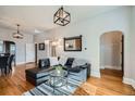 Cozy living room with modern decor, hardwood floors, and an open layout at 3427 W 29Th Ave, Denver, CO 80211