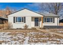 Recently updated ranch home with a freshly painted exterior at 4441 E Montana Pl, Denver, CO 80222