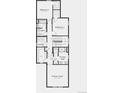 Second floor plan featuring primary suite with bath, bedrooms, and laundry room at 23772 E 33Rd Pl, Aurora, CO 80019