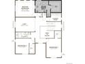 Second floor plan featuring primary suite, loft, two additional bedrooms and laundry at 1434 Lumber Ridge S Cir, Erie, CO 80516
