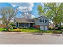 Charming two-story home with blue shutters and a well-manicured front yard at 6918 E Easter, Centennial, CO 80112