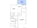 Floor plan featuring a kitchen, nook, great room, garage, bedroom, and bath at 767 Raindance St, Erie, CO 80516